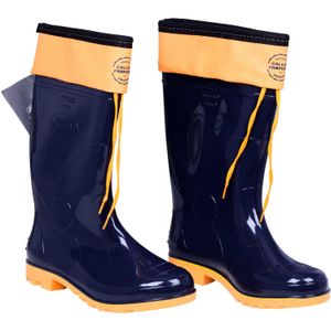 Bota (4) Az/Am Pvc Polaina 36/37 Calfor Pampeana
