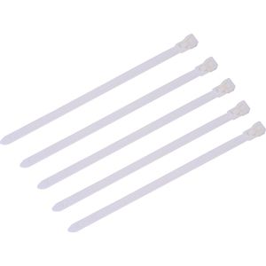 Abraçadeira Com Trava 200 x 7,6mm Branca 20 Peças Worker