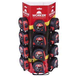 Trena de ABS Emborrachada 5m 19mm 12 Peças Worker