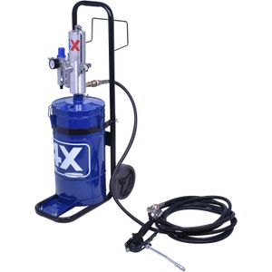 Propulsora Para Graxa Pneumática 14kg Com Carrinho JHF4X