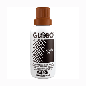 Corante Liquido Marrom 50ml Globocor 12 Peças