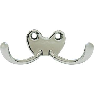 CABIDE DUPLO CRIATIVA HORIZONTAL CROMADO 24 PEÇAS