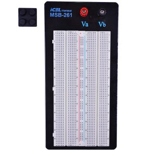 Protoboard com 2 Bornes 1360 Furos MSB-261 Icel