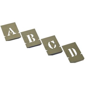 Alfabeto Em Lâmina 100MM Para Pintura IMK-82 Krause