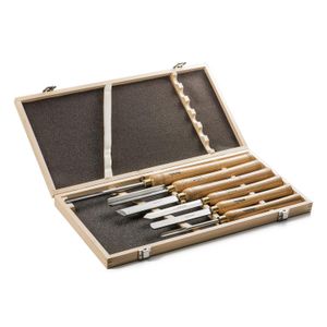 Jogo de Formões 6 Peças para torno de Madeira MR-2880 MANROD