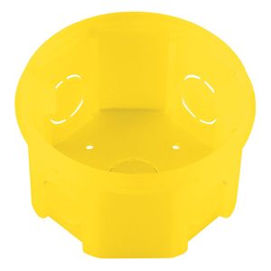 Caixa de Embutir Octogonal 3x3 Amarela Tramontina