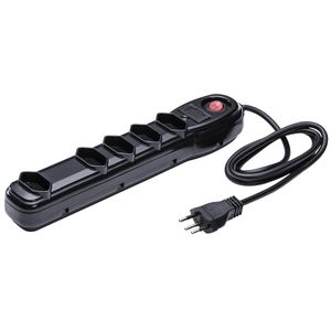 Filtro de Linha com 5 Tomadas Preto 1m 10A 250V Biv Liege