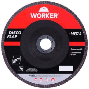 Disco Flap Reto 178 x 22,23mm Metal Worker