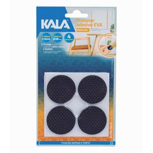 PROTETOR ADESIVO EVA KALA PR REDONDO 38MM 4 PÇS