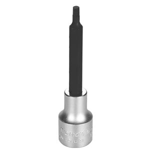 Soquete Longo em Aço Cromo Vanádio Ponta Hexagonal 4 mm - Encaixe 1/2" Tramontina 44863104