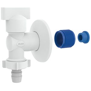 Torneira Máquina De Lavar 1/2"x3/4" Branca Blukit