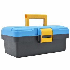 Caixa de Ferramentas Sem Bandeja 12" Azul 64016 Valeplast