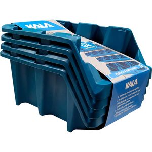 Jogo de Porta Componentes Azul N5 4 Peças Kala