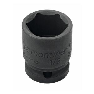 Soquete de impacto sextavado em aço cromo molibdênio 7 mm - Encaixe 1/2' Tramontina 44880107