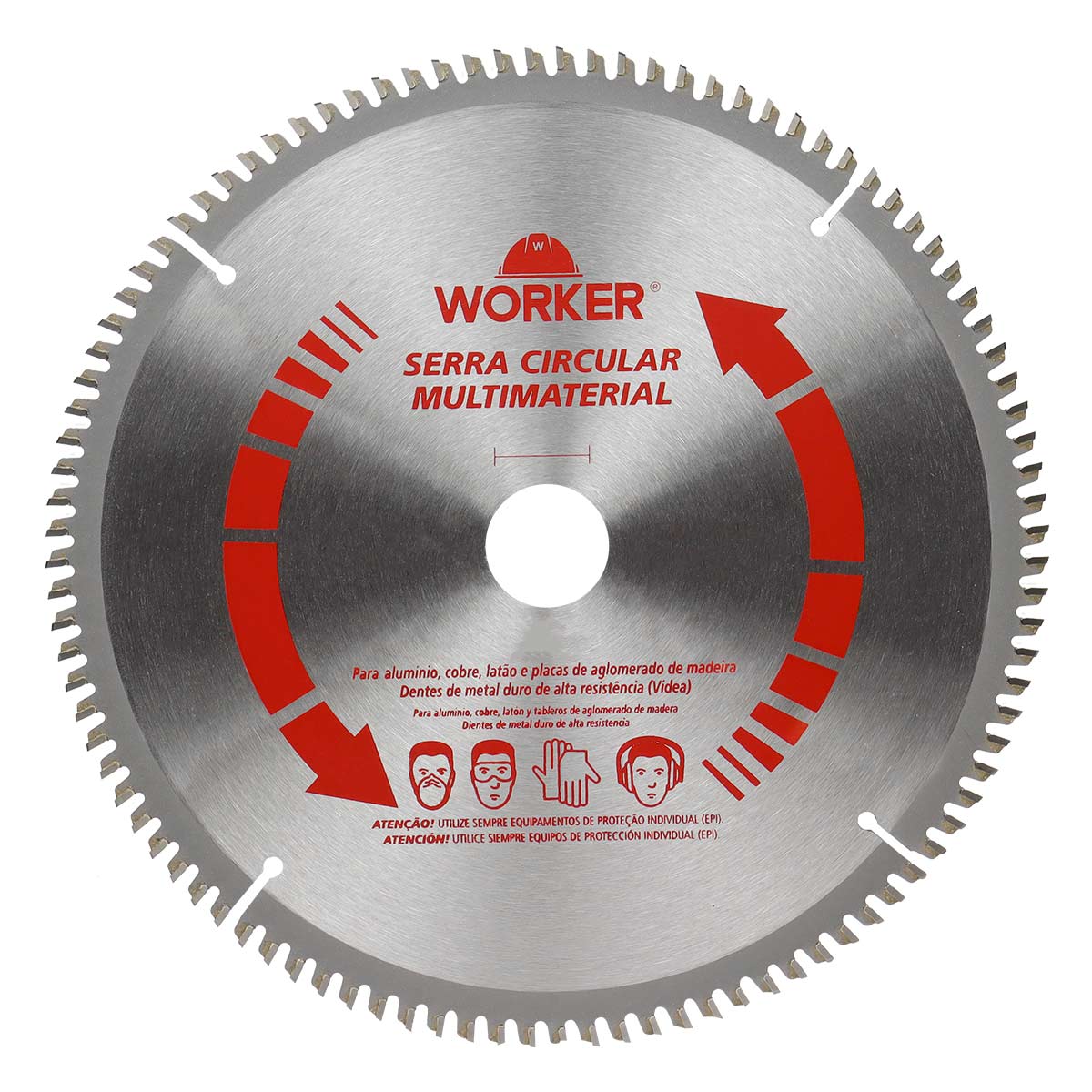 Disco de Serra 7.1/4 60 Dentes 20mm Worker OFERTA - Super Pro Atacado