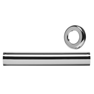 TUBO LIGAÇÃO VASO LIEGE LISO 25CM INOX
