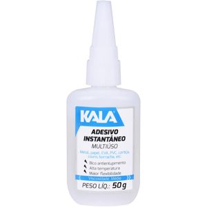 Adesivo Instantâneo Bico Anti Entupimento 50g Kala