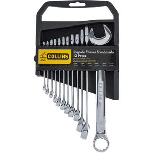 Jogo De Chave Combinada 6 Á 22mm 12 Peças Collins