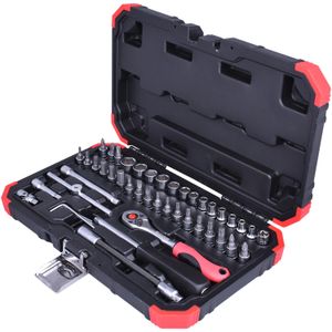 Jogo de Soquetes Sextavados 46 Peças R49003046 Gedore Red