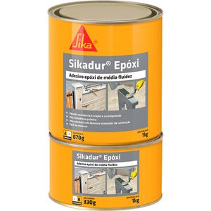 Adesivo Epóxi Sikadur Cinza 1Kg da Sika