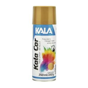 TINTA SPRAY METÁLICO KALA OURO 350ML