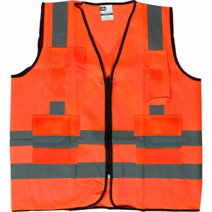 COLETE REFLETIVO LJ 4 BOLSOS WORKER
