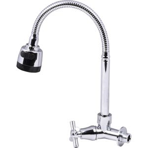 Torneira para Cozinha Bica Flexível Parede Gourmet C66 Liege
