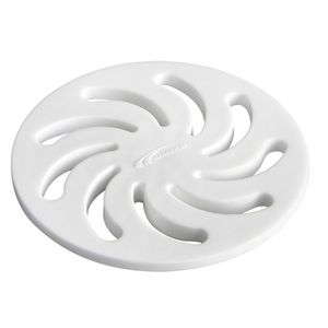 Grelha Redonda PE 100MM Vortice Branco Amanco