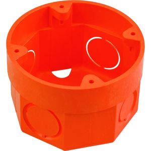 CAIXA LUZ OCTOGONAL AMANCO FLEX 3X3 LARANJA FIXO