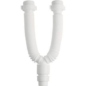 SIFÃO SANFONADO AMANCO DUPLO BRANCO