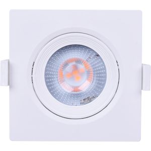 Spot Led Par20 Embutir Quadrada 7w Branca Liege
