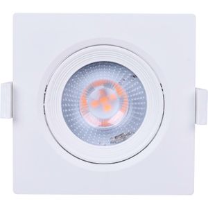 Spot Led Par20 Embutir Quadrada 7w Amarela Liege