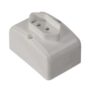 Tomada Sobrepor 10a 2P+T Branca Mectronic