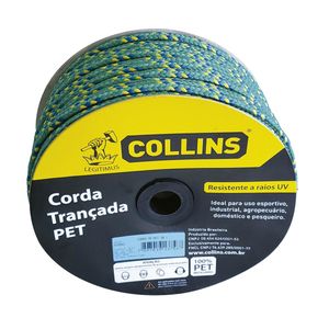 Corda Pet Trançada em Poliéster 10mm 714Kgf Collins