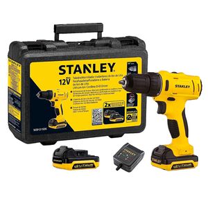 Parafusadeira Furadeira de Impacto Bateria 12V Biv Stanley
