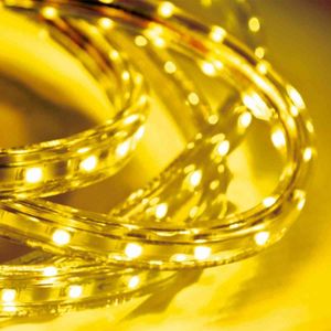 Fita LED Amarela 5W IP67 20m 127V Taschibra
