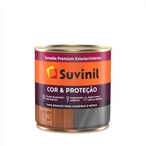 Tinta Esmalte Cor & Proteção Brilhante Branca 225ml Suvinil