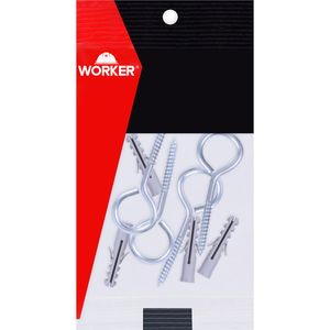 Pitão com Bucha de Nylon com 4 Peças 4,2x60mm Worker