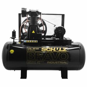 Compressor de Ar Bravo CSL20BR/200 20pcm 5Hp 175lbf Trifásico Schulz