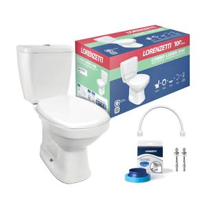 Kit Completo Loren One e Caixa Acoplada de 3,6 Litros Lorenzetti