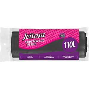 Saco de Lixo 110l 15 Peças Jeitosa Bettanin