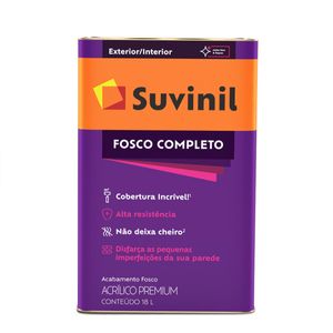 Tinta Acrílica Fosco Completo 18L da Suvinil