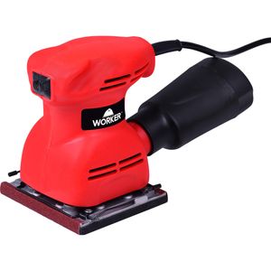 Lixadeira Vermelha Orbital 200W 11000 Opm Worker