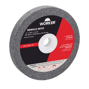 REBOLO RETO 5"X5/8"X1.1/4" FINO USO GERAL WORK