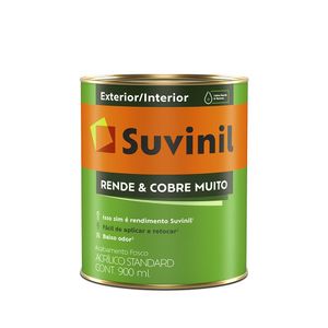 Tinta Acrílica Rende & Cobre Fosco Branca 900ml Suvinil