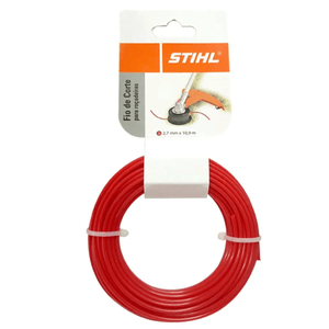 Fio de Corte Redondo Vermelho 2,7mm 10,9m Stihl