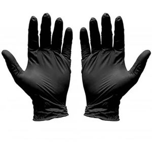 LUVA PROCEDIMENTO XG BLACK NITRIL 100PCS