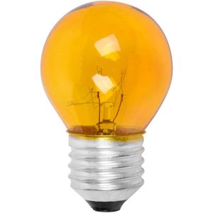 Lâmpada Bolinha 15w E27 Amarela Incandescente Liege 127v