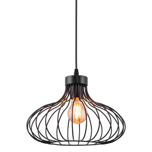 Luminária Pendente Cirat Preto Kala
