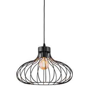 Luminária Pendente Cirat Preto Kala